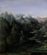 Albrecht Altdorfer Mountain Range oil painting on canvas